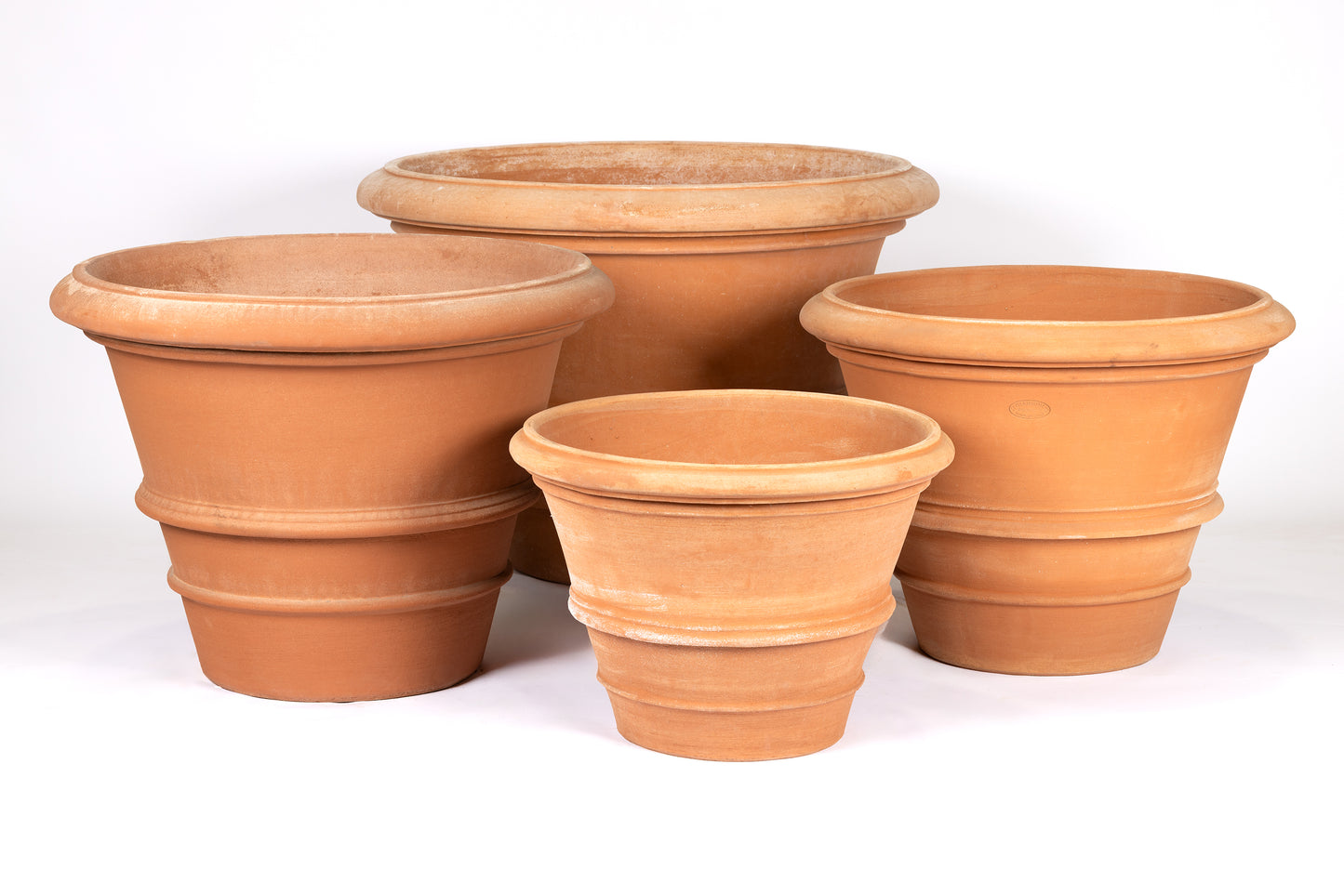 Vaso Orlato Classic Rolled Rim Terracotta Planter