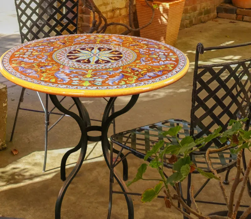 Deruta Antico Hand Painted Bistro Table