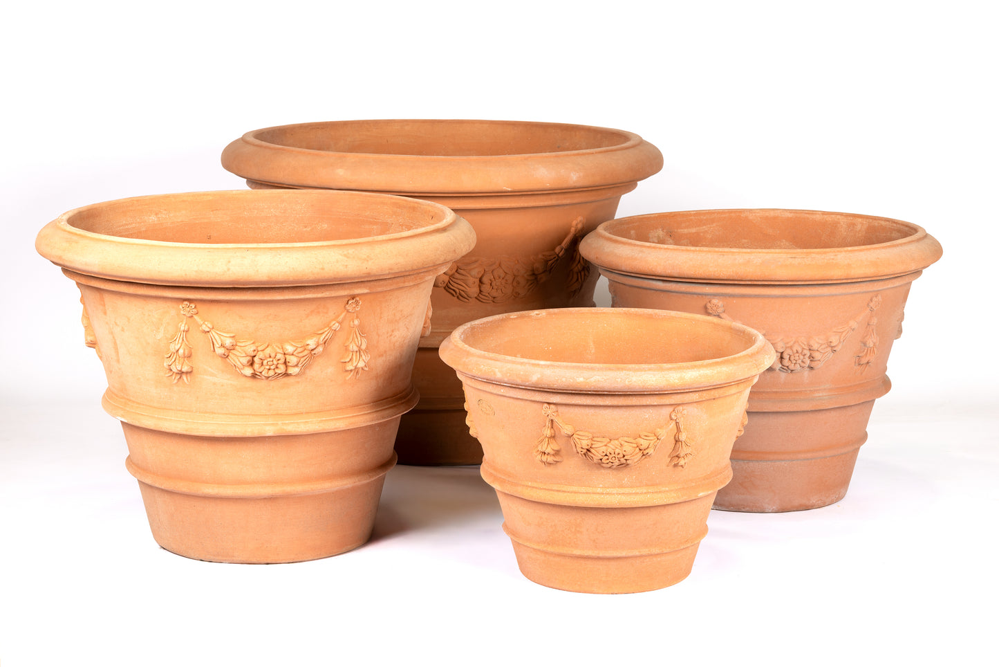 Vaso Festonato Classic Rolled Rim Terracotta Planter