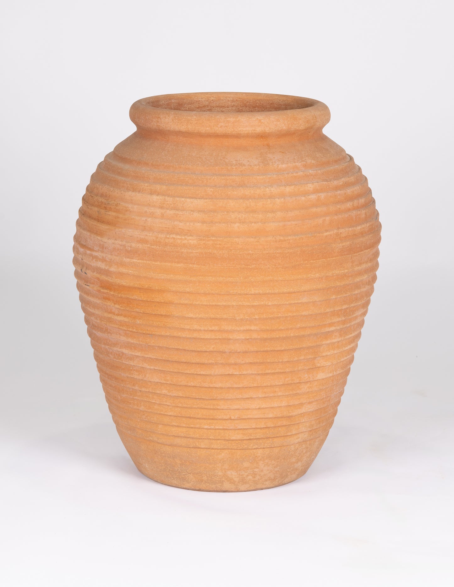Vaso Rigato Impruneta Terracotta Planter