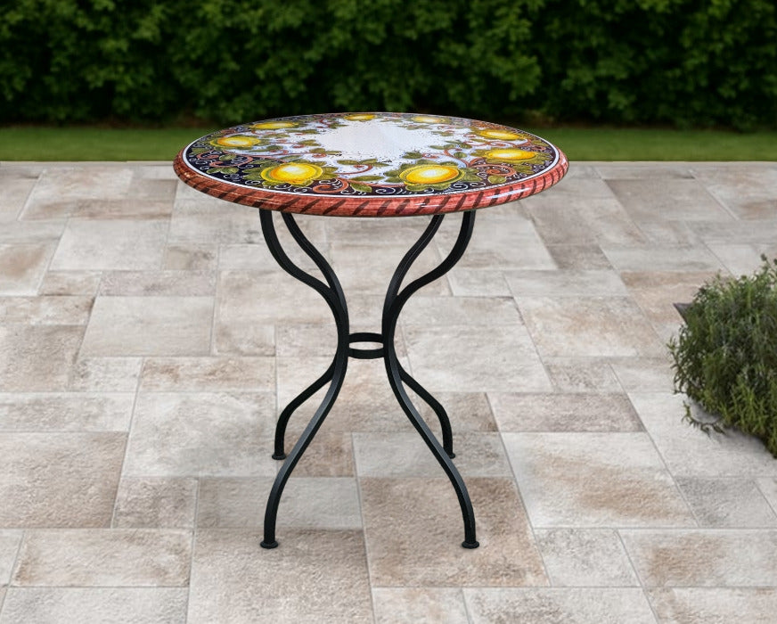 Limoni Hand Painted Bistro Table