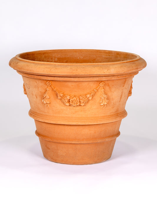Vaso Festonato Classic Rolled Rim Terracotta Planter